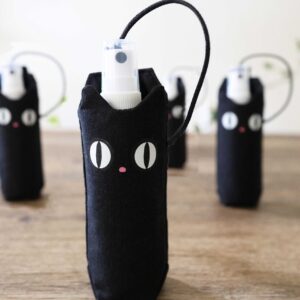 極簡貓酒精噴瓶外出收納袋 防疫用品