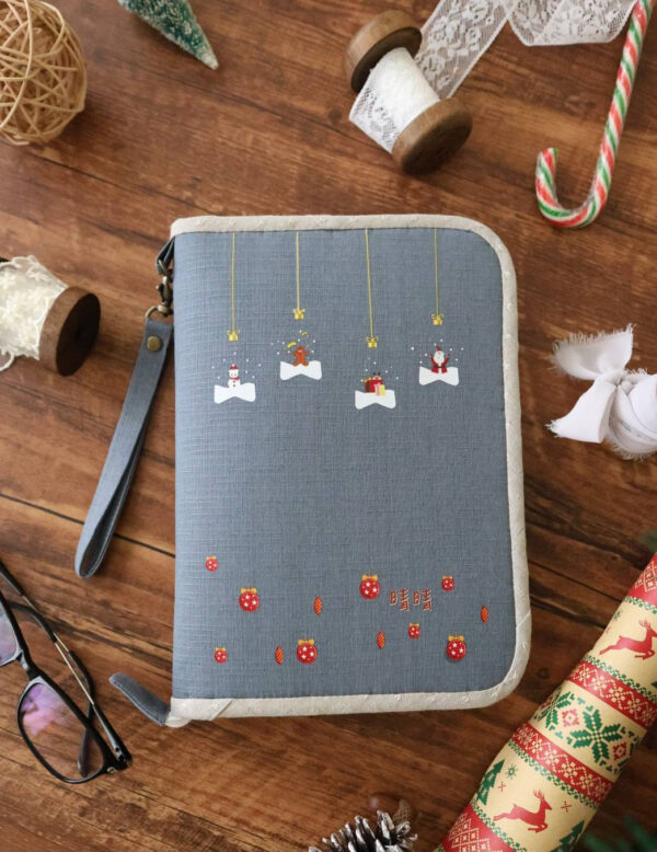 317865 拷貝 A5聖誕手帳布書衣|媽媽寶寶手冊書套