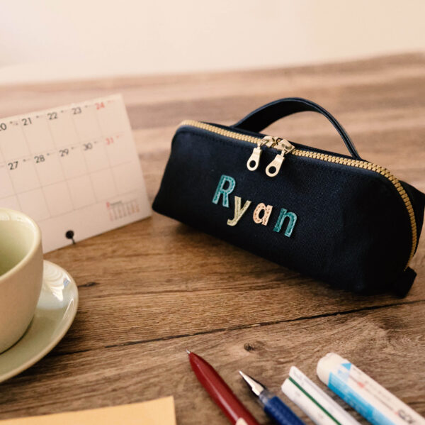 手提三層隔立方大容量筆袋 訂製筆袋