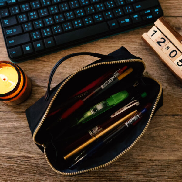 手提三層隔立方大容量筆袋 訂製筆袋
