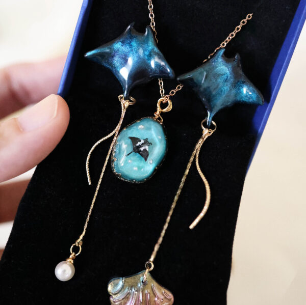 04-魟福大展耳環項鍊 套組