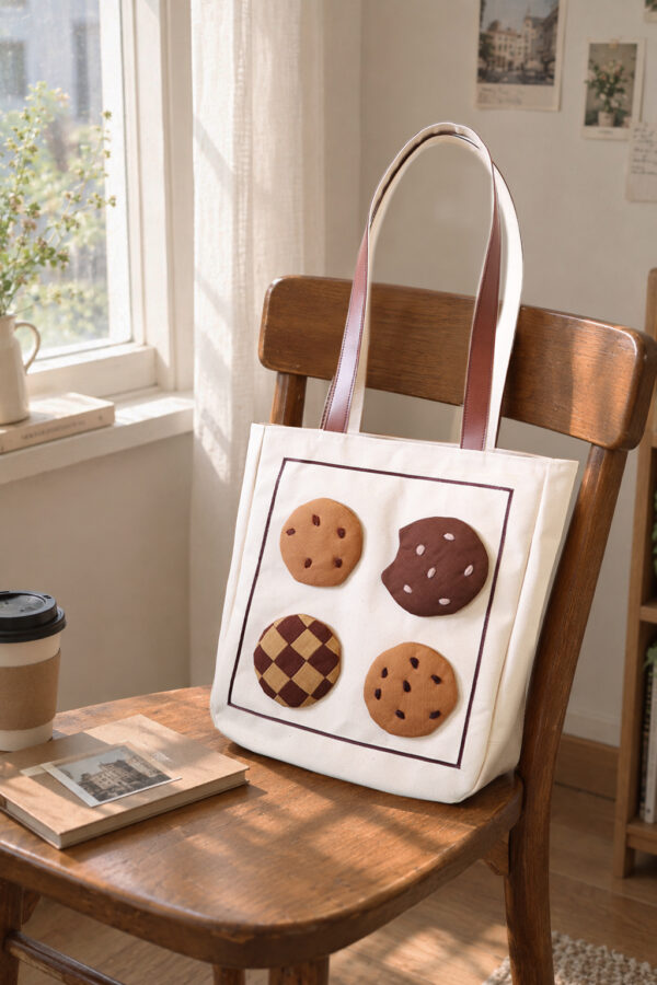 1-椅子上的餅乾托特包 cookie-tote-bag